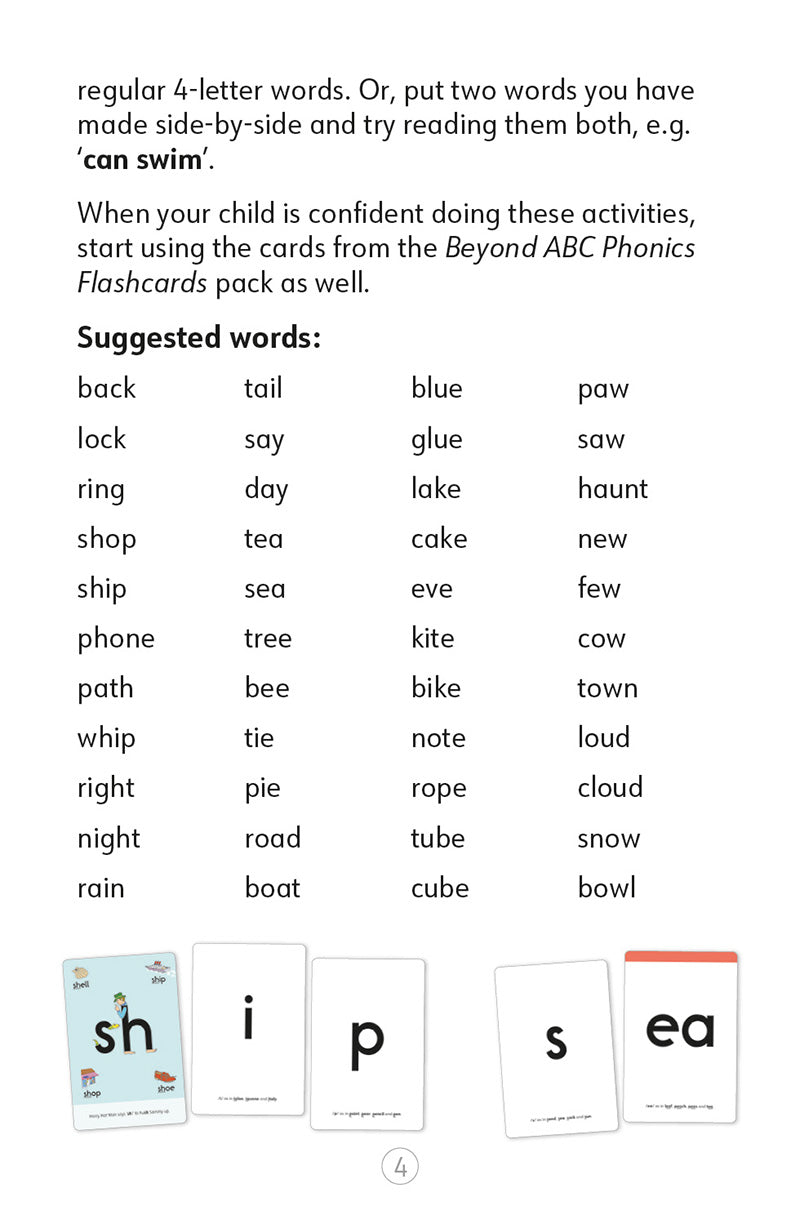 Beyond ABC Phonics Flashcards