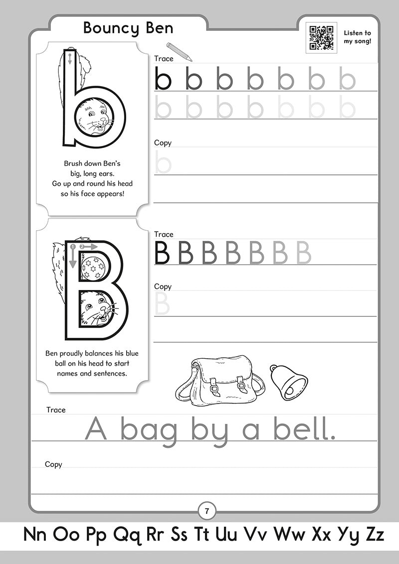 Handwriting Practice - Pre-Cursive Letters